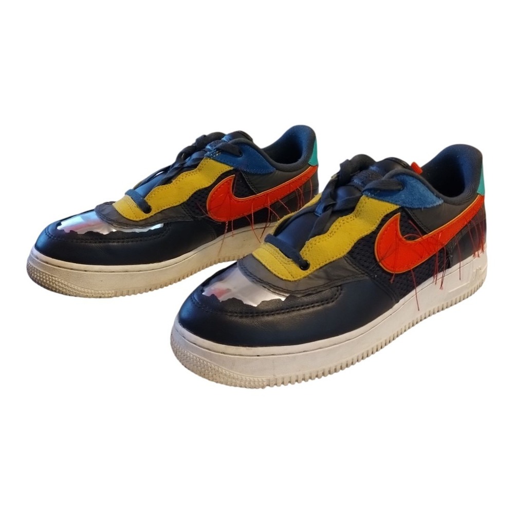 Nike Air Force 1 Low 'Black History Month' Dark Grey Red CT5534 001 US Men's 9.5